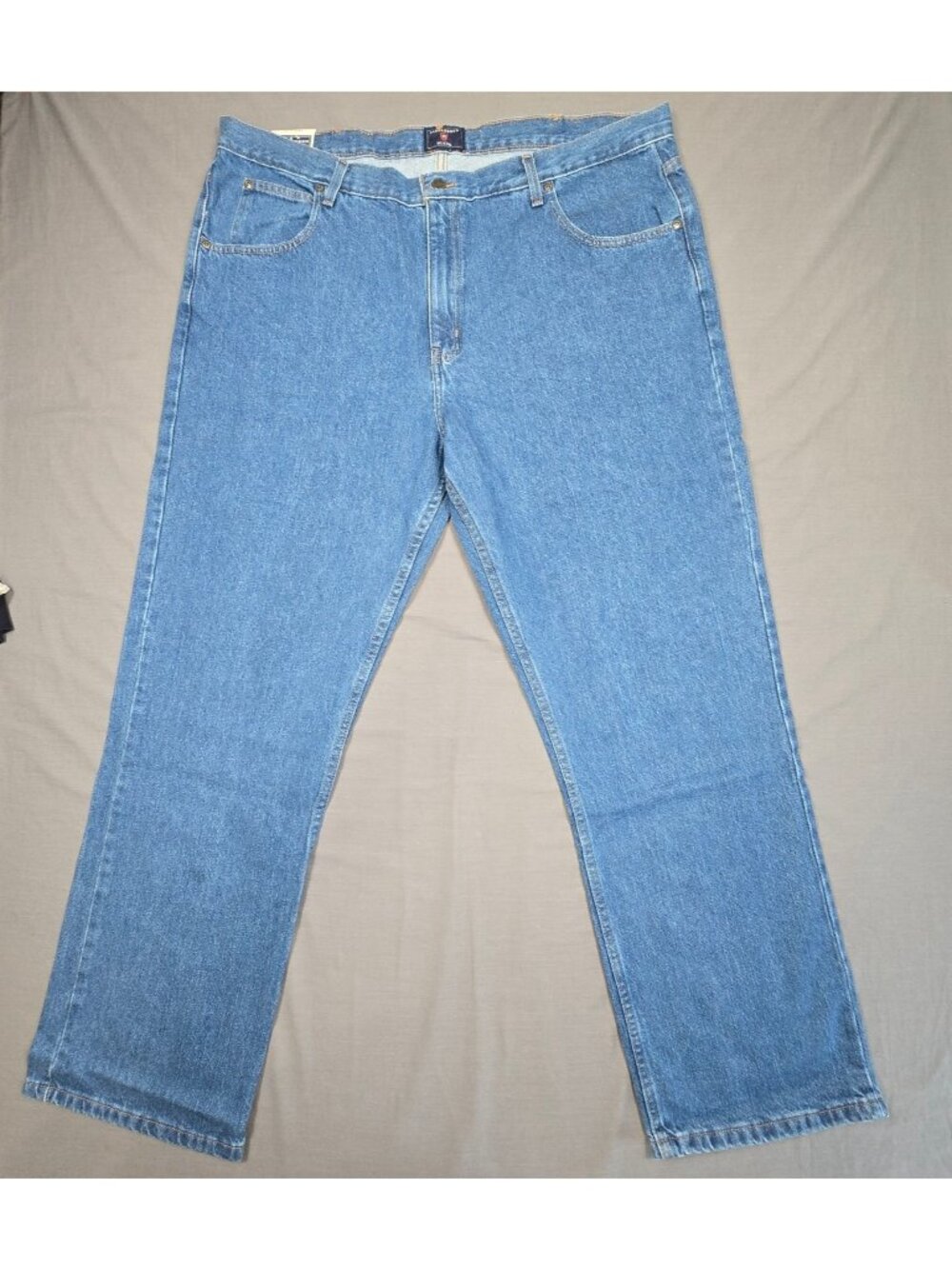 Saddlebred Mens 44W x 34L Big & Tall Classic Cowboy Denim Jeans Straight Leg